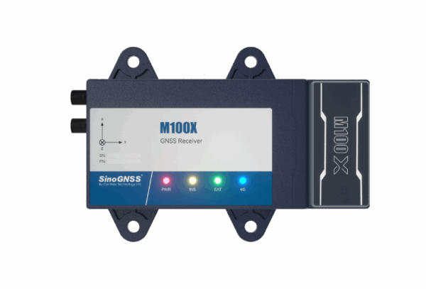 M100X - Récepteur GNSS+INS compact et robuste pour positionnement haute précision et applications de cap pour véhicules