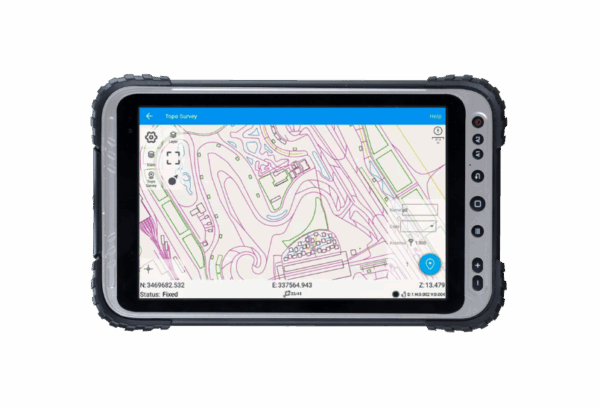 Tablette Android P8 - Écran 8 pouces lisible en plein soleil - Android 12 - IP67 - GNSS haute précision
