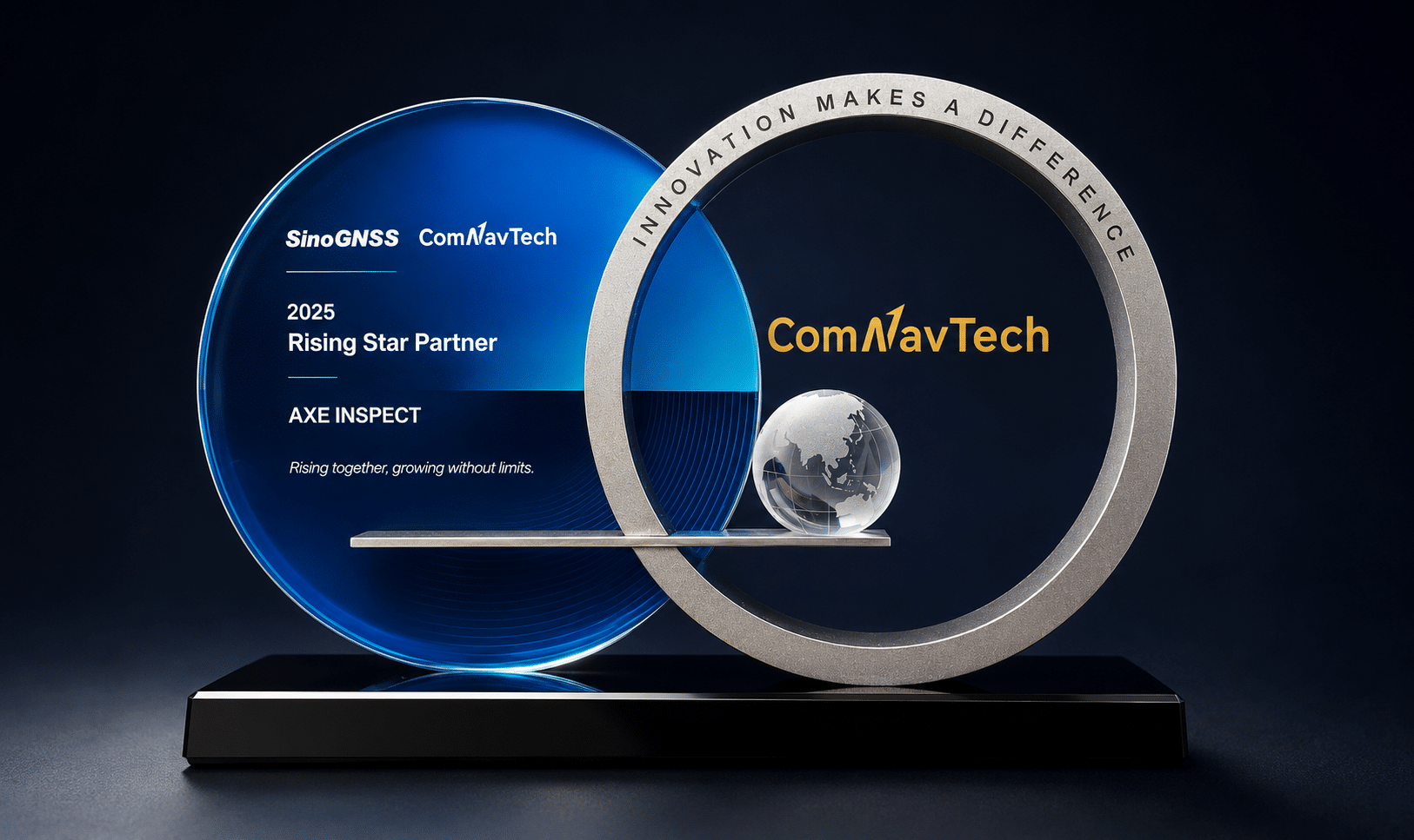 Label Distributeur Officiel ComNav Technology — Axe Inspect