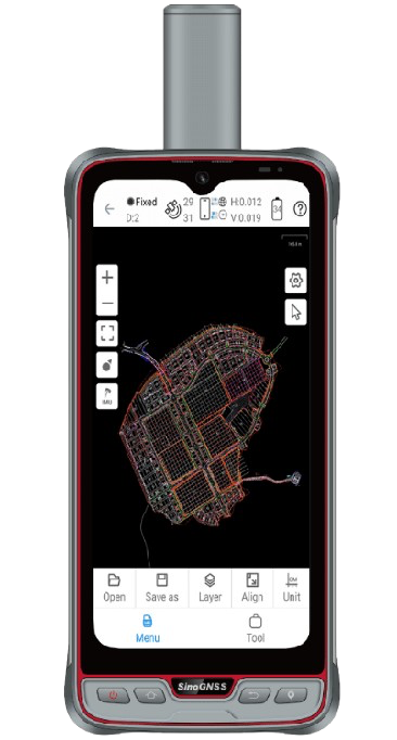 P6H récepteur K8 GNSS intégré